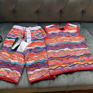 NWT kids Vintage Coogi outfit 2 piece set